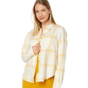 LL Bean Boyfriend fit plaid shirt size x small